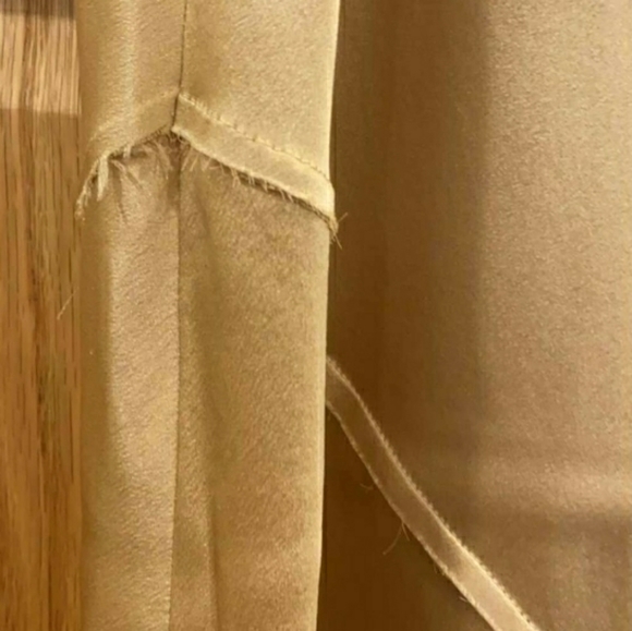 Vince Paneled Silk Satin Midi Skirt - Picture 10 of 11